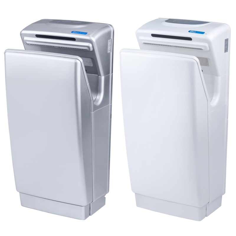 Biodrier business hand dryers color selection white and silver