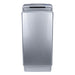 Biodrier business hand dryer in silver color at a low front view
