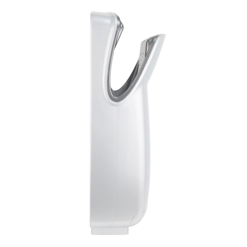 Biodrier Executive white hand dryer in side view
