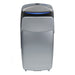 Biodrier Executive silver hand dryer in front view
