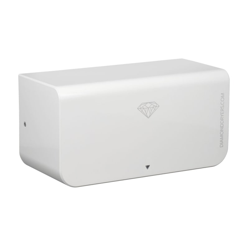 Diamond dryer pure in white color front view