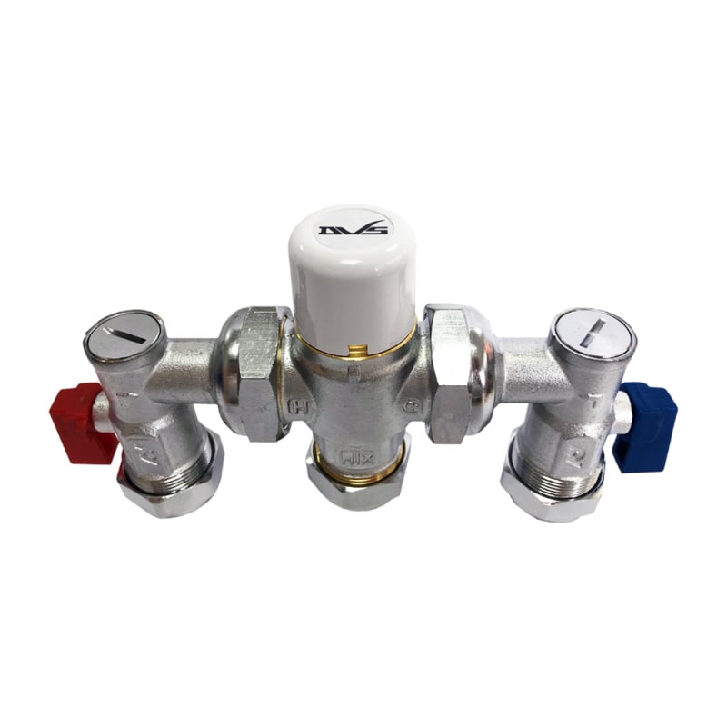 KWC DVS THERMOSTATIC MIXING VALVE 4IN1 – 15/22MM