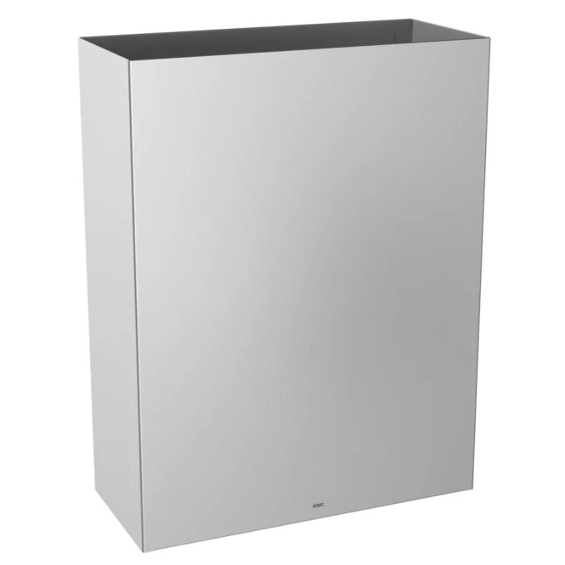 RODX605 23L No Lid Rodan Stainless Steel Wall Mounted Open Top Bin