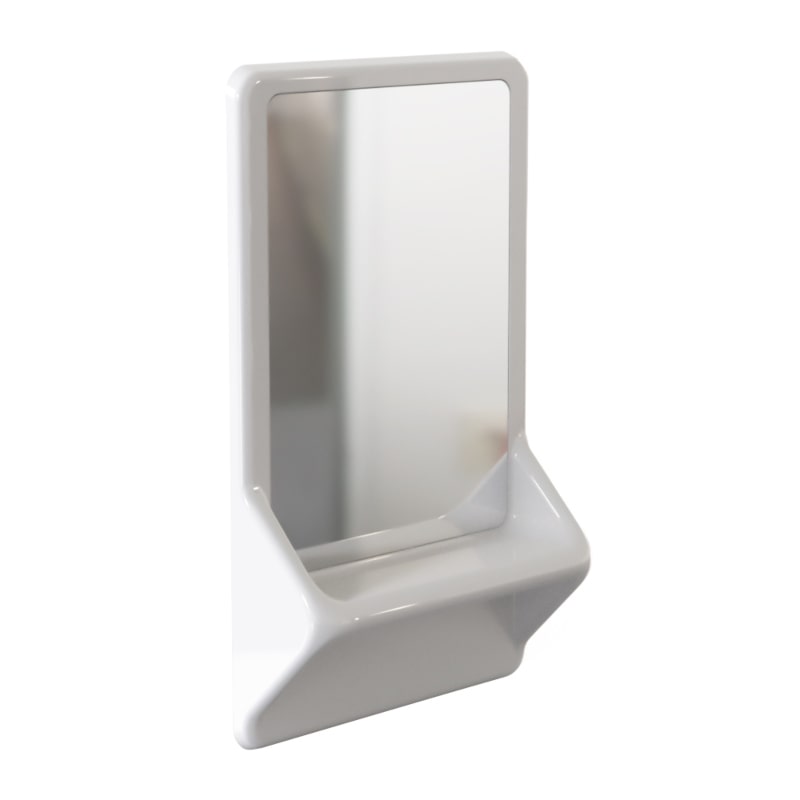 VR01-037 Vandal Resistant Mirror With Shelf