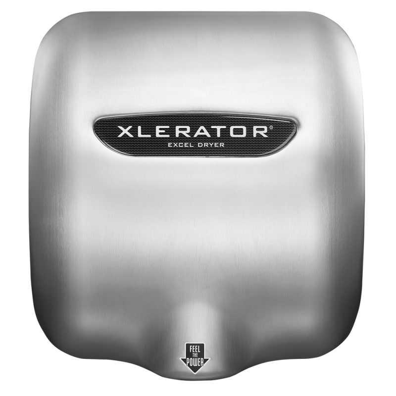 Xlerator XL Brushed Stainless Steel Front View