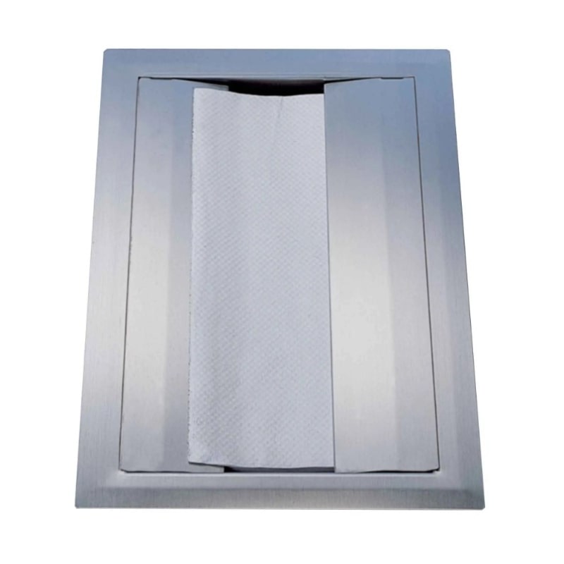 Dolphin Prestige Counter Recessed Paper Towel Dispenser is durable and stylish paper towel dispenser for countertops, perfect for aesthetic look of bathrooms and kitchens.