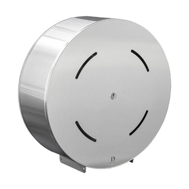 Dolphin Toilet Roll Dispenser mounted on a bathroom wall, sleek and modern design.