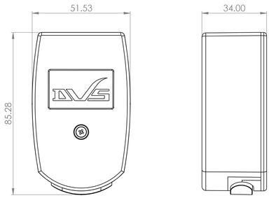 AC04-046 KWC DVS Aquari Save Water Control Valve Technical Drawing