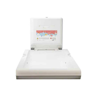 BC200SCV-SM Surface Mounted Vertical Stainless Steel Clad Baby Changing Table Image 2