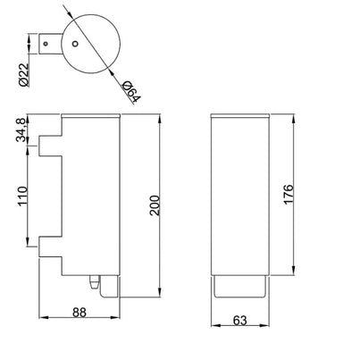 Technical Drawing Of The BC360