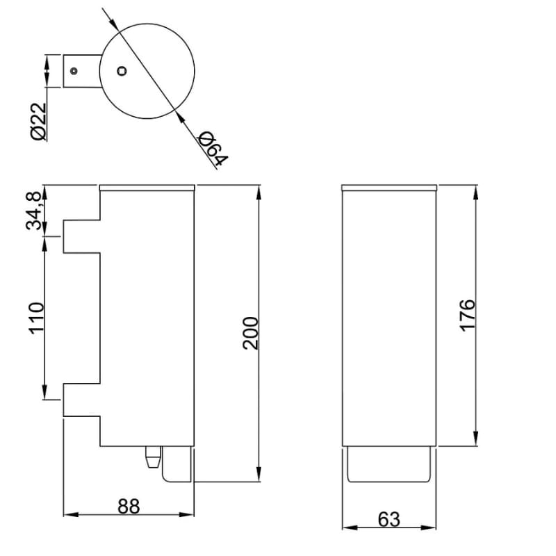 Technical Drawing Of The BC360