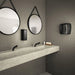 Binoptic Mixer Sensor Tap Matte Black Chrome 110mm in  Public Washroom