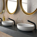 Delabie Binoptic Deck Mounted Tap Matte Black Chrome 170mm in Washwoom
