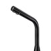 An image of Delabie Binoptic Deck Mounted Tap in Matte Black Chrome 250mm