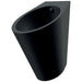 An image of Delabie Fino Urinal Matte Black Rear Water Inlet Recessed