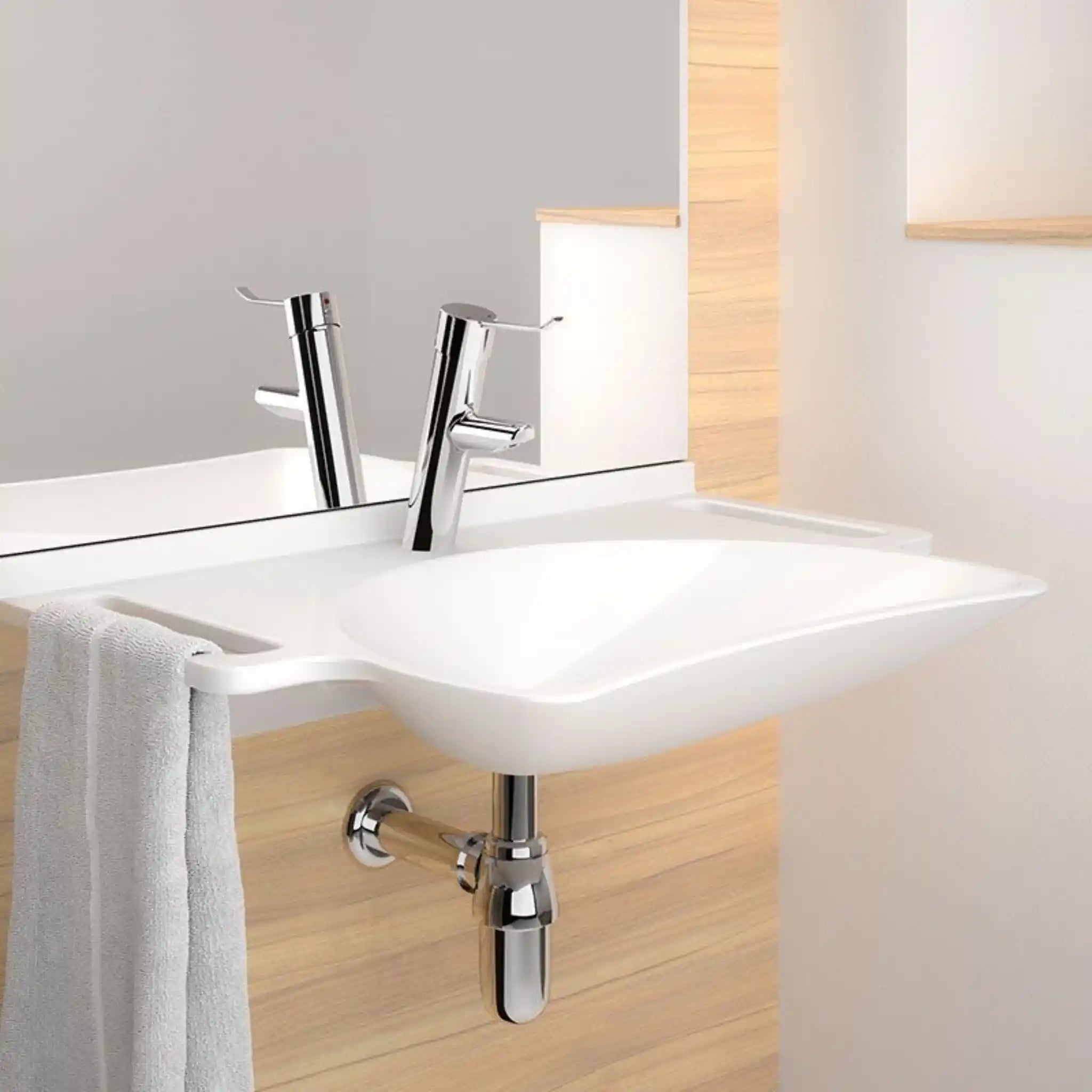 Delabie MINERALCAST PMR Washbasin in Accessible Washroom