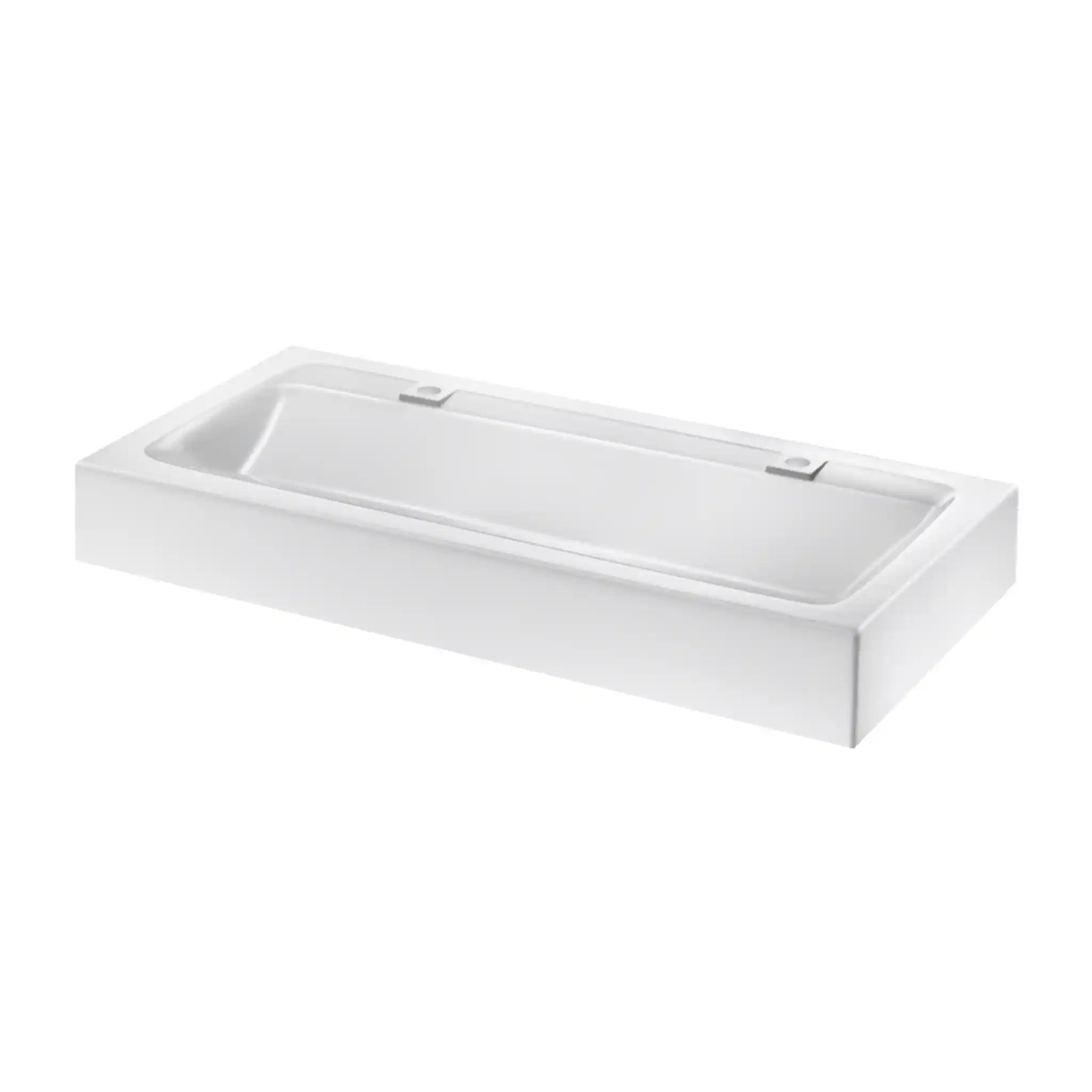 An image of Delabie MINERALCAST Wash Trough 1200mm Central Tap Hole