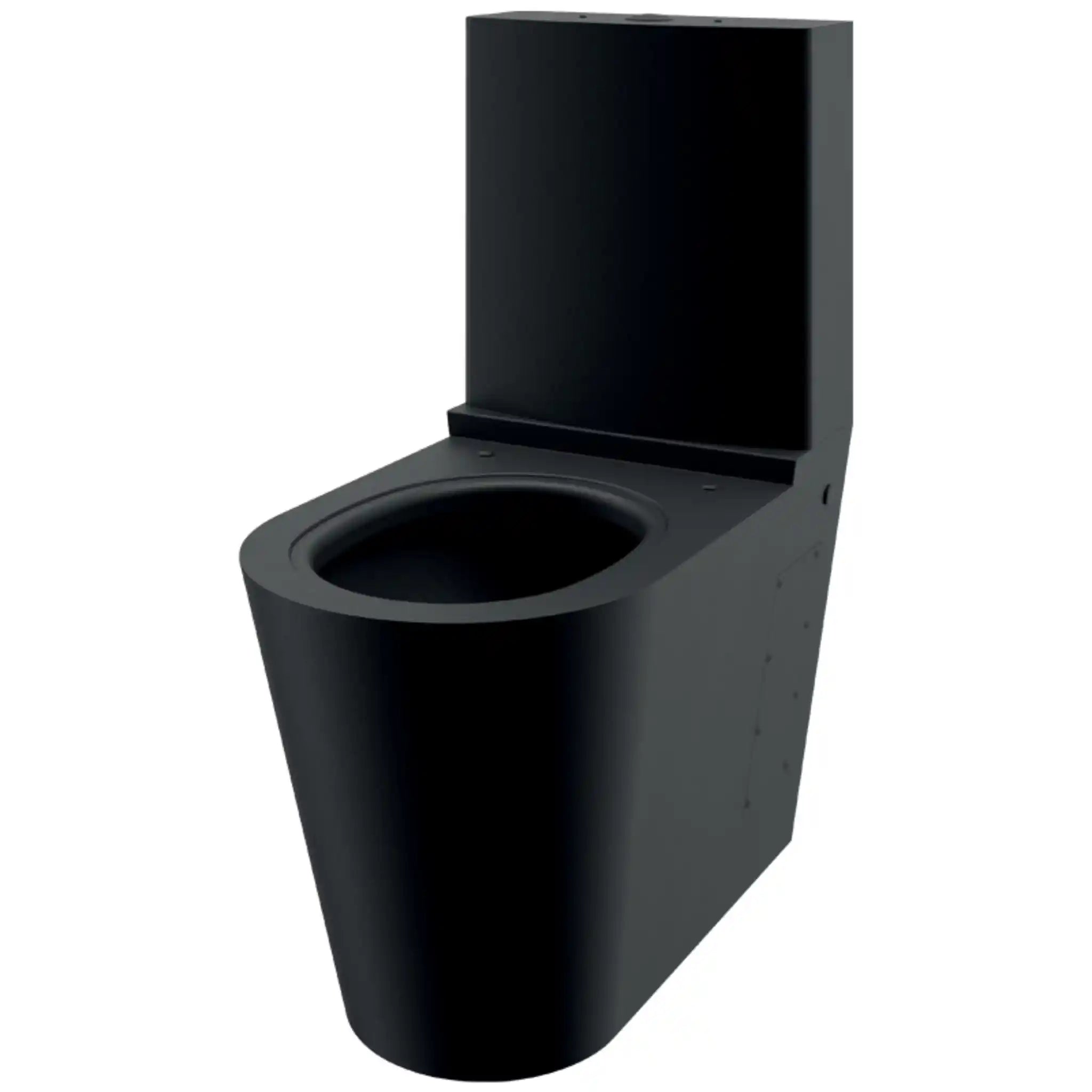 An image of Delabie Monobloco S21 WC Pan Matte Black Finish
