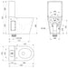 A Technical Drawings for Delabie Monobloco S21 WC Pan