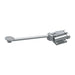 Delabie Monofoot Foot Operated Valve floor-mounted unit with metal pedal control and stud nut Ø14mm connection, compact vertical body design 