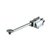 Delabie Monofoot Foot Operated Valve floor-mounted unit with metal pedal control and M½ inch connection, compact vertical body design 