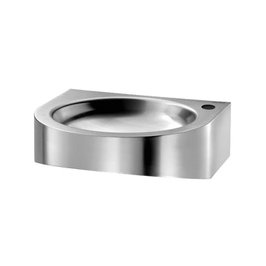 A image of the Delabie PMR XS Washbasin With Tap Hole Installed