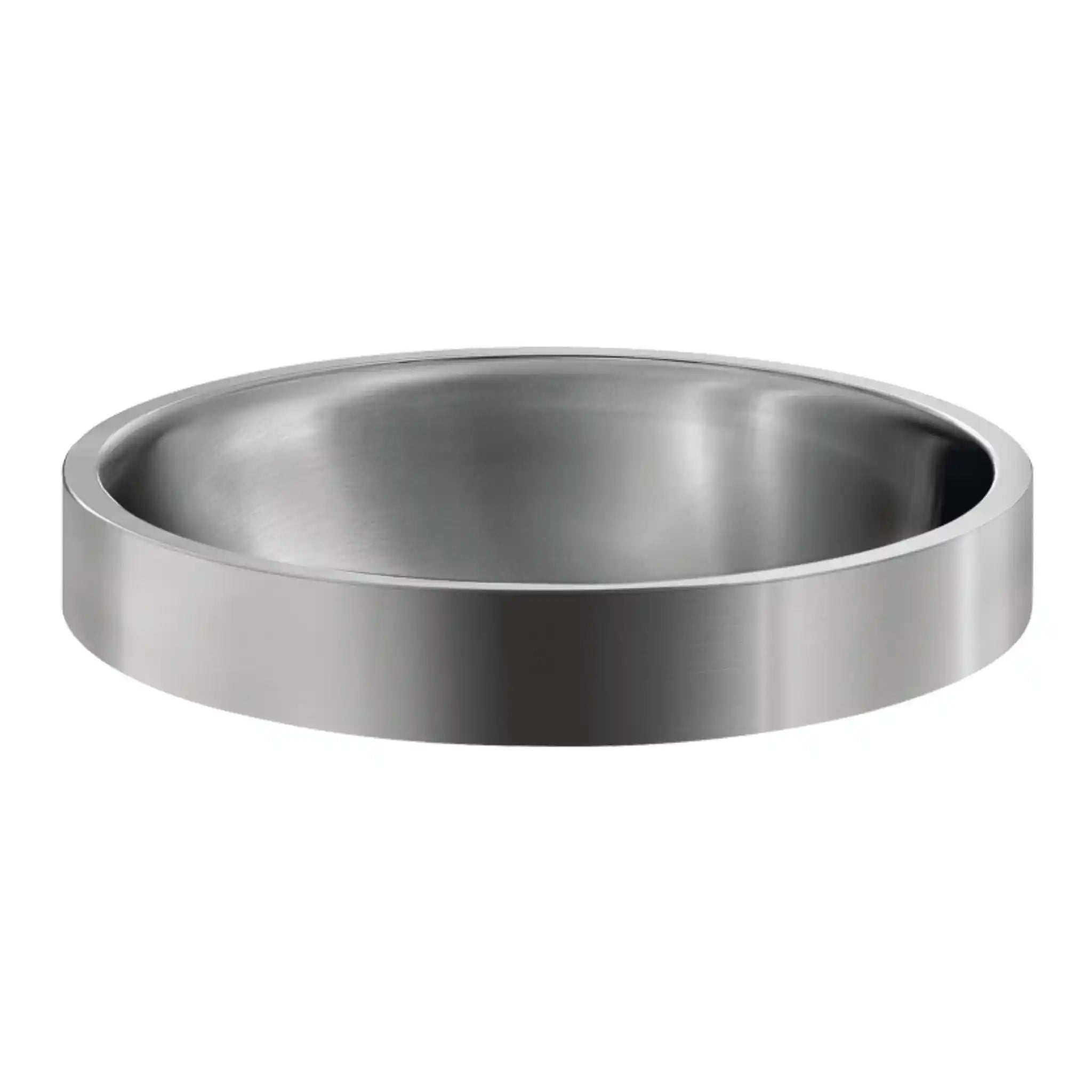 An Image of Delabie RAVA Countertop Washbasin Polished Satin Finish