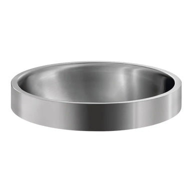 An Image of Delabie RAVA Countertop Washbasin Polished Satin Finish