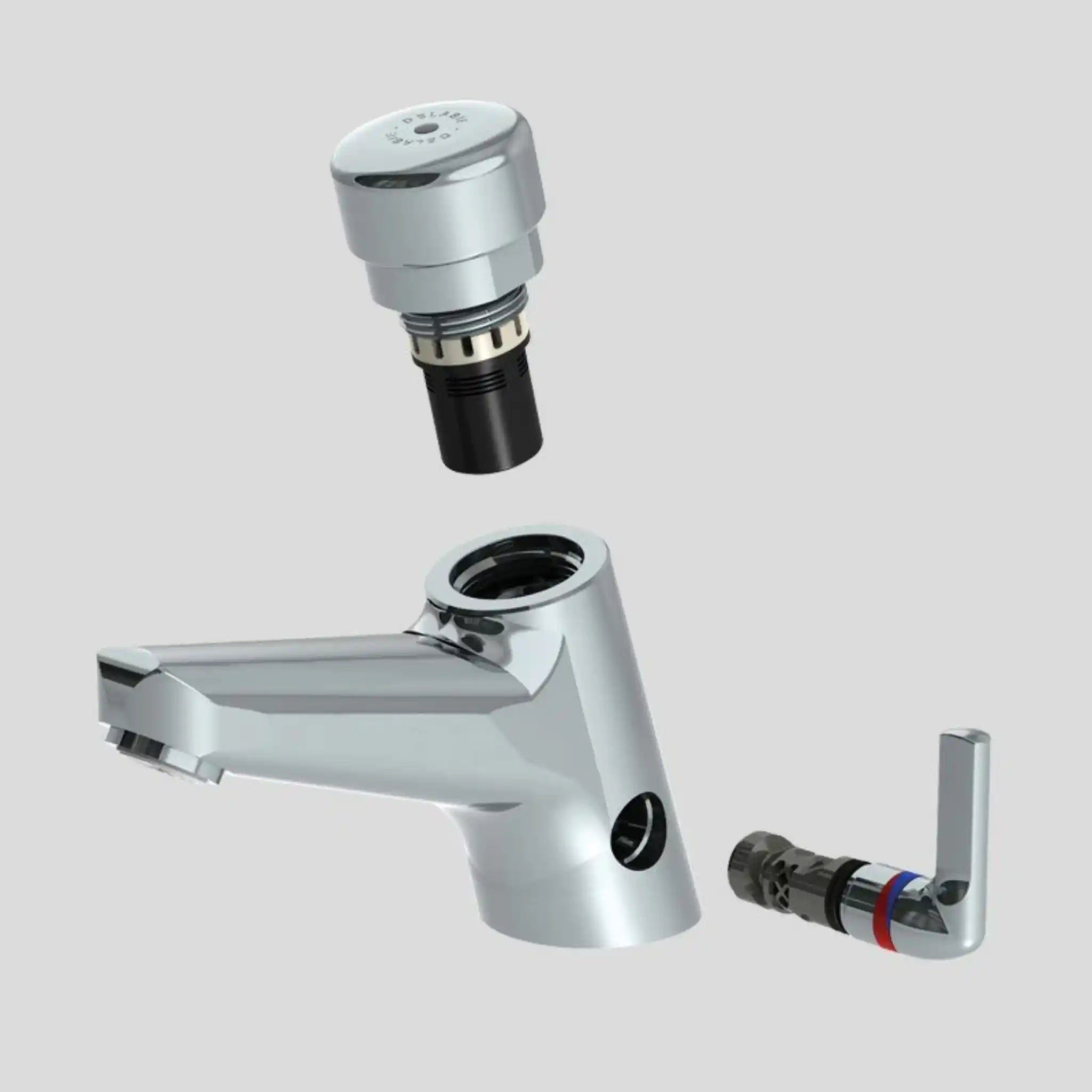 A image showing the TEMPOMIX 2 deconstructed, internal parts