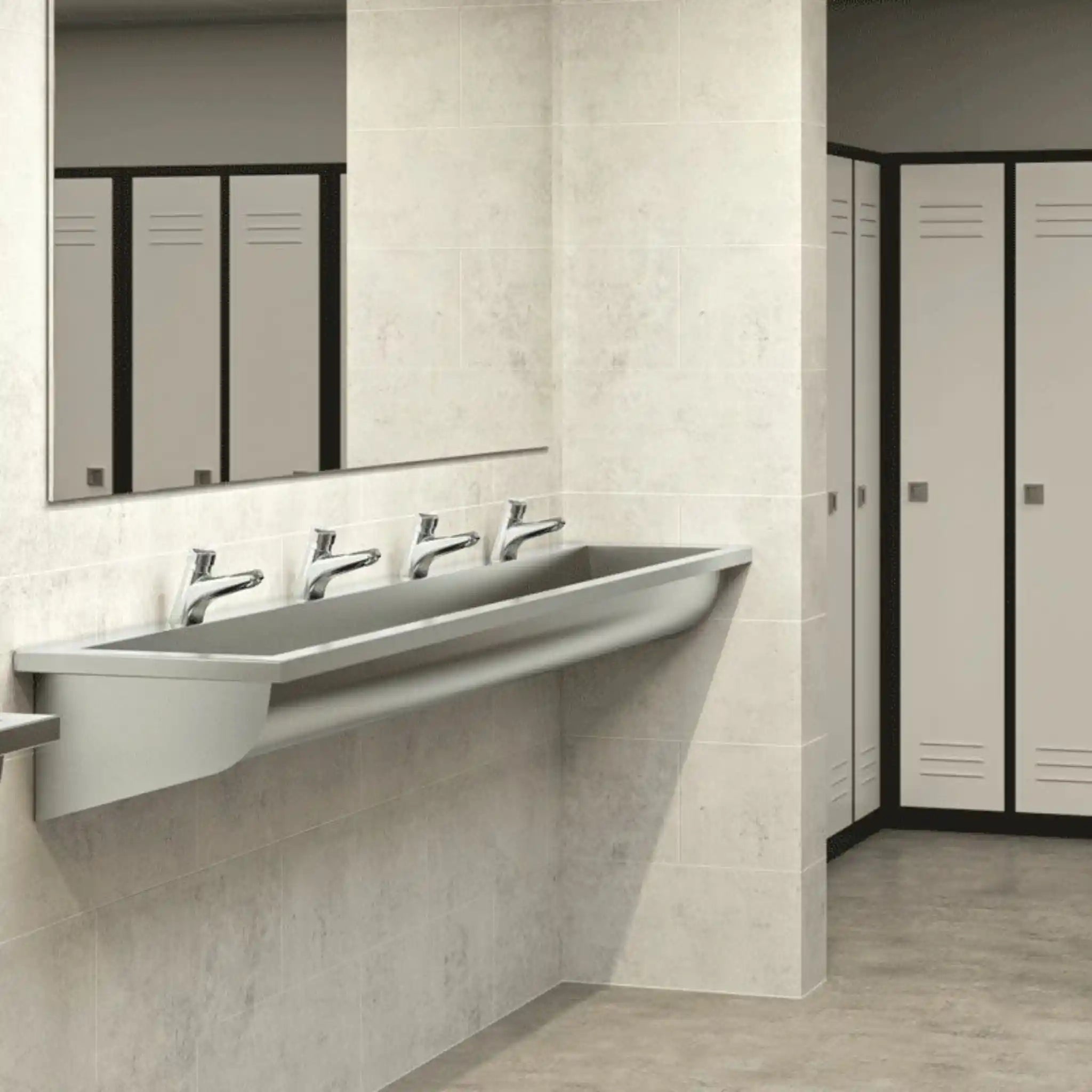 Tempomix 2 Tap Push Button in Public Washroom