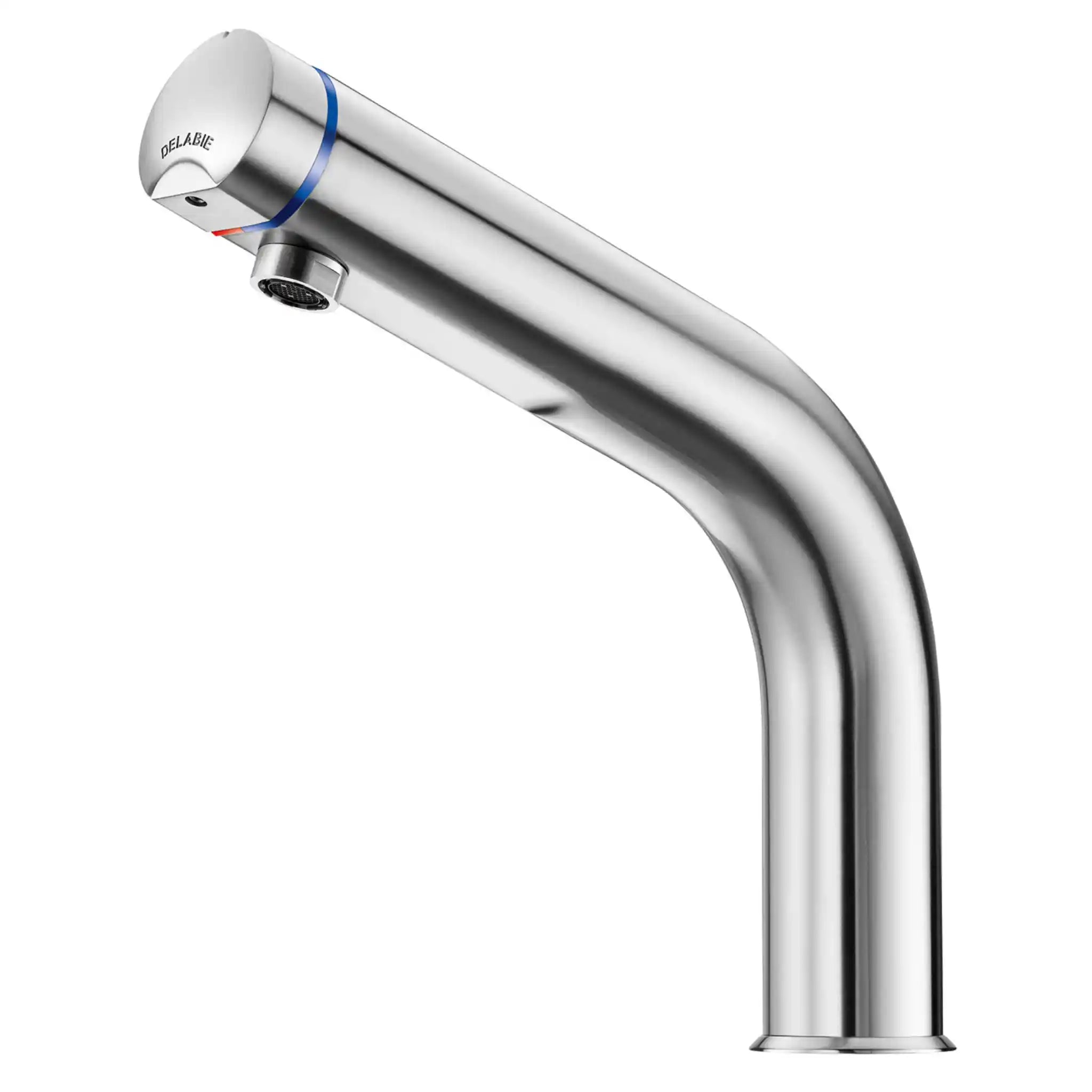 An image of Delabie Tempomix 3 Deck Mounted Tap Satin 175mm