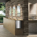 Tempomix 3 Deck Mounted Tap Chrome Plated 70mm in Public Washroom