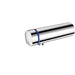 An image of Delabie Tempomix 3 wall-mounted tap, chrome plated 110mm, straight spout, polished reflective finish