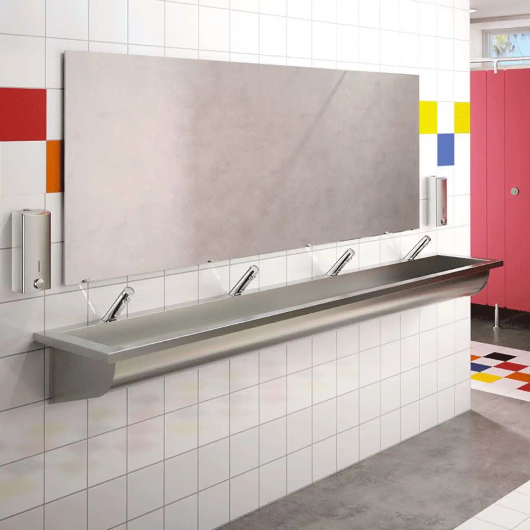 Temposoft 2 Deck Mounted in Public Washroom