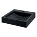 An image of Delabie UNITO Washbasin Wall Mounted Matte Black Central Tap Hole