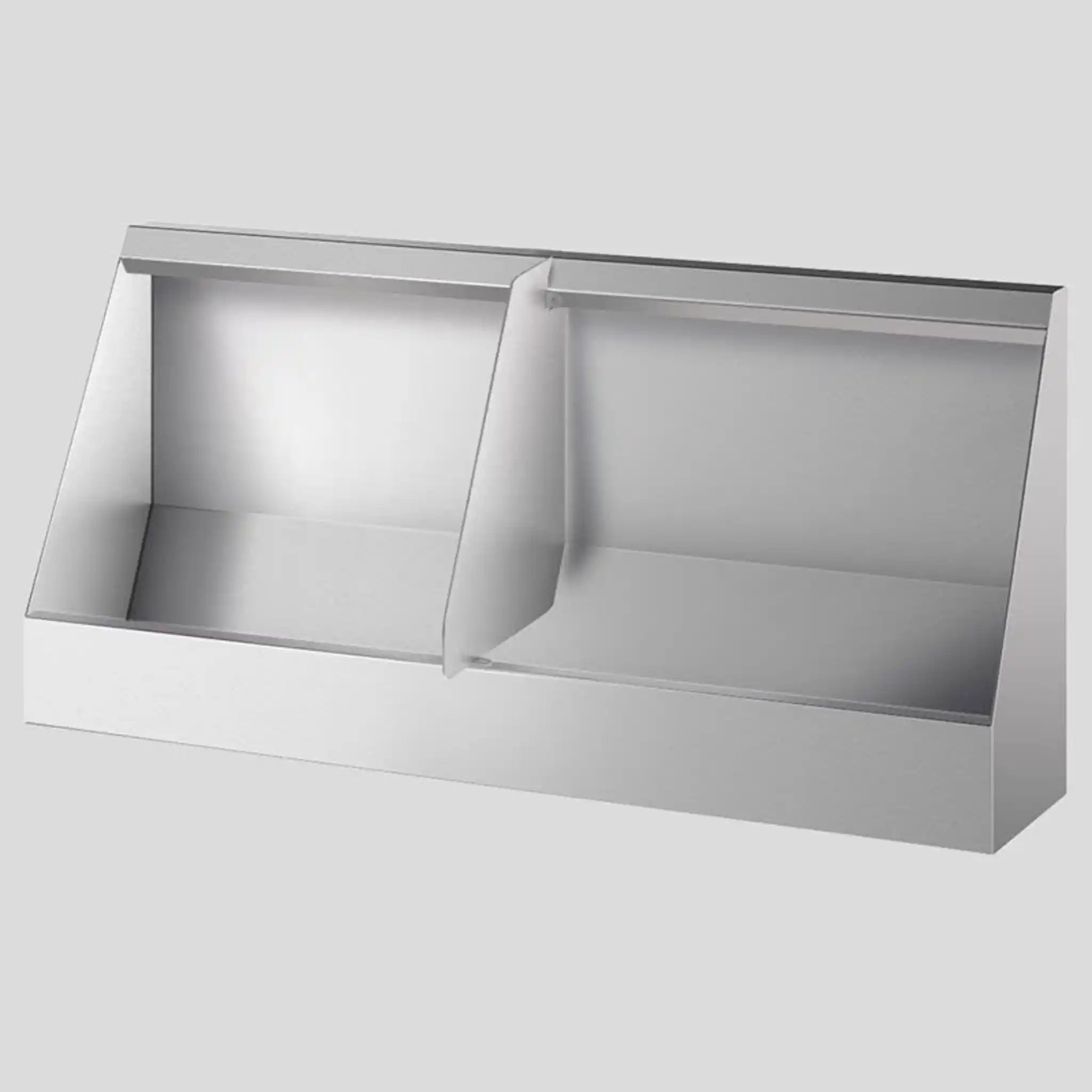 A Delabie Urinal Trough with Divider