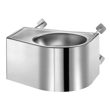 An image of Delabie Vandal Resistant Duo S TC Washbasin Basin On Right Side