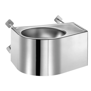 An image of Delabie Vandal Resistant Duo S TC Washbasin Basin On Left Side