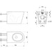 A Technical Drawings for Delabie Vandal Resistant Floor Standing S21 P TC