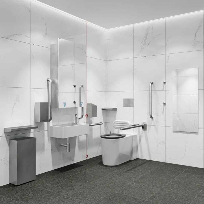 Dolphin Alavo Doc M WC Pack - Back To Wall — Flush Fittings