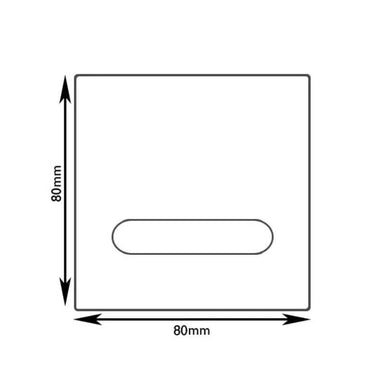 Dolphin Mini Electronic Flush Plate Drawing