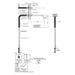Dolphin Inform Strataplate Wall Tap 55° DS104-280 drawing
