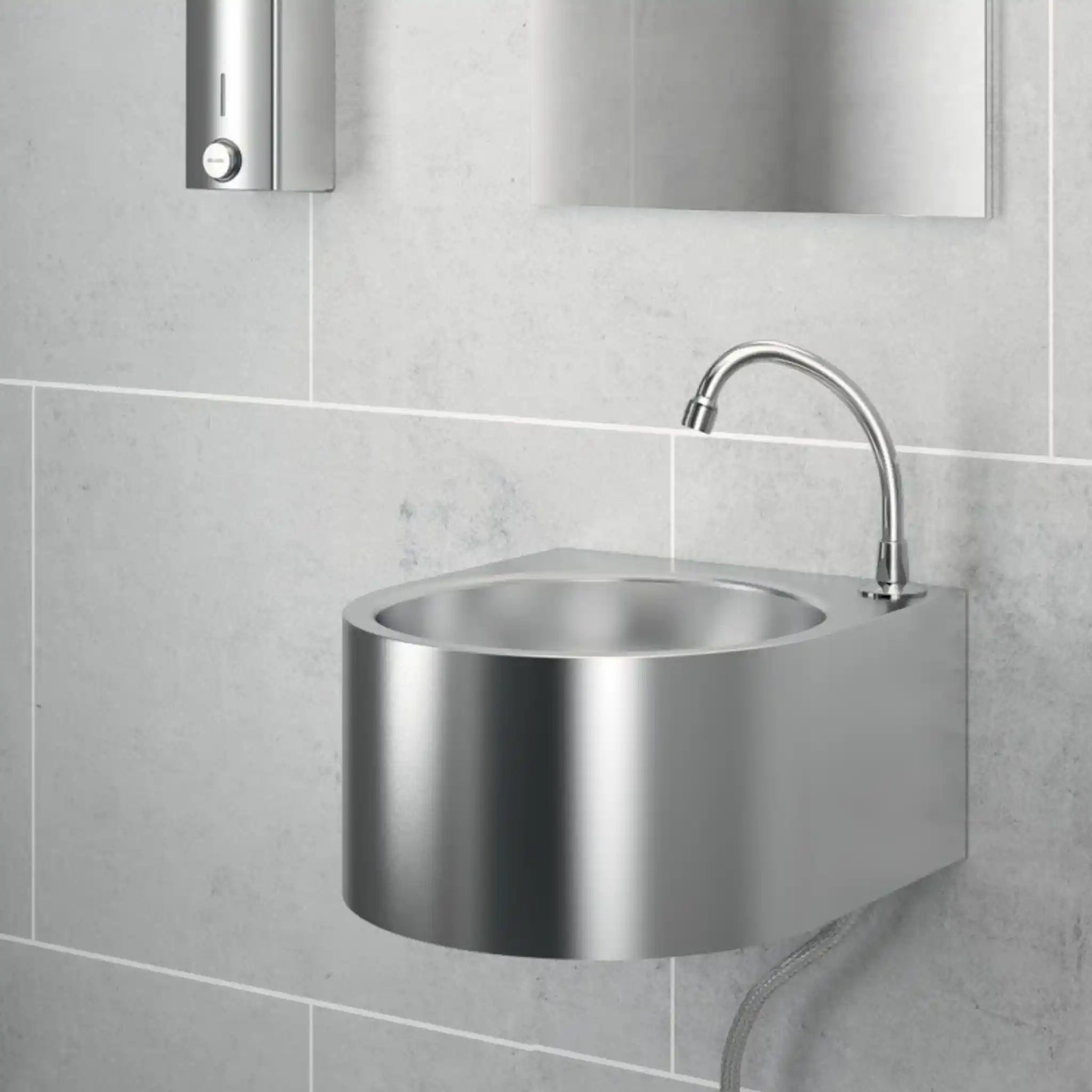 FACIL Wall Mounted Wash Basin in Washroom