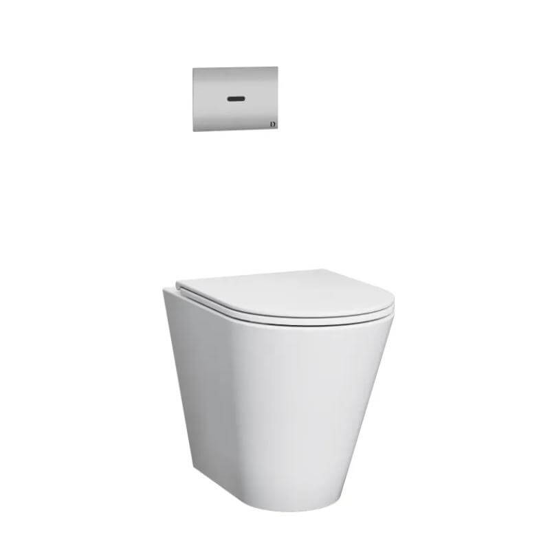 Floor Mounted Electronic Sensor in Ceramic Coating WC Set From Dolphin