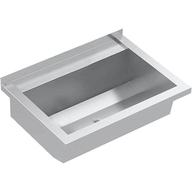 Franke Planox Stainless Steel Wash Trough 600mm with no tap hole 