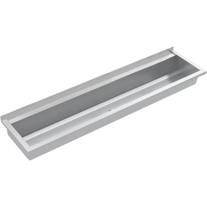Franke Planox Stainless Steel Wash Troughs — Flush Fittings
