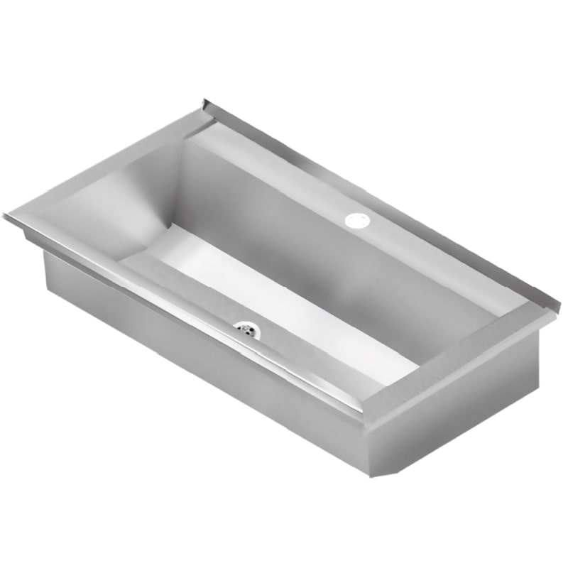 Franke Planox Stainless Steel Wash Troughs — Flush Fittings