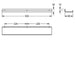 KWC DVS 500mm Heavy Duty Storage Shelf Drawing
