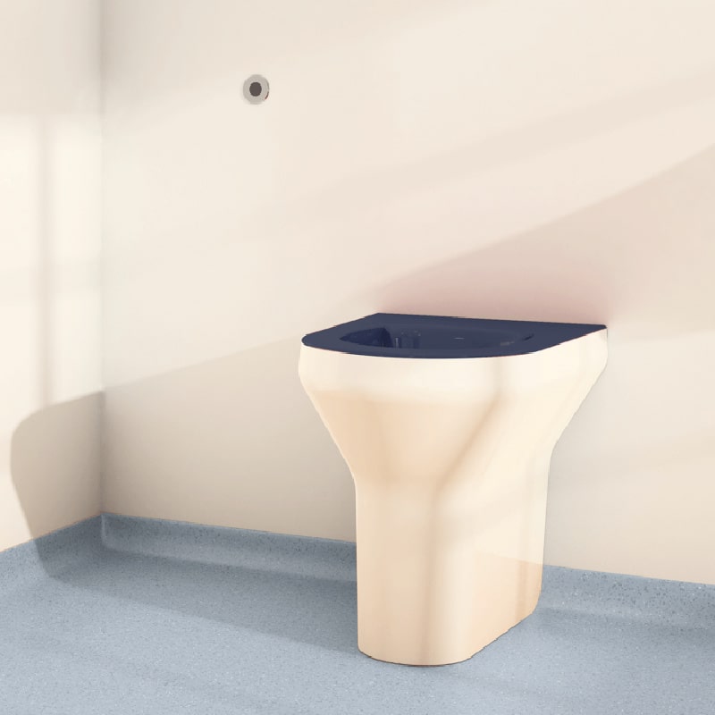 KWC DVS Anti Ligature High Security Toilet In A Prison Cell