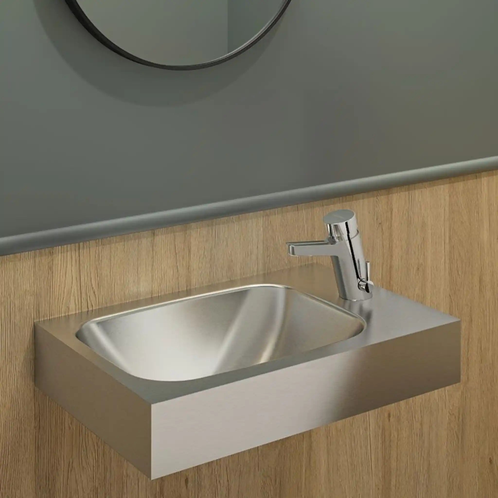 LAVANDO Wall Mounted Wash Basin in Washroom